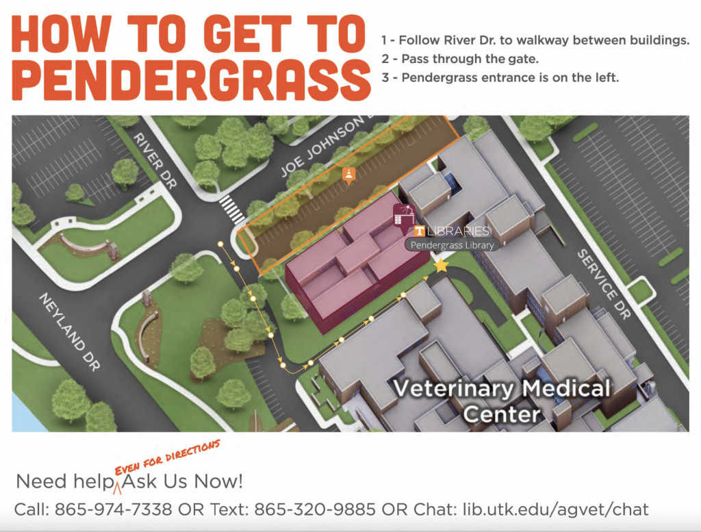 Directions to Pendergrass Library During Construction Judith Anderson